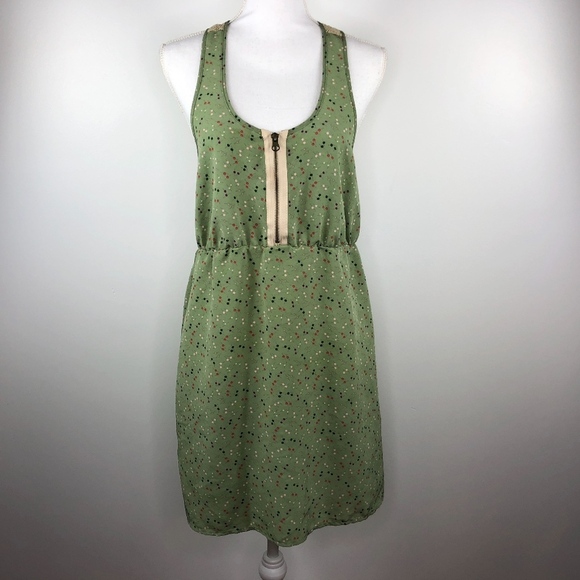 UO Kimchi Blue Green Polka Dot Dress M - Picture 1 of 8